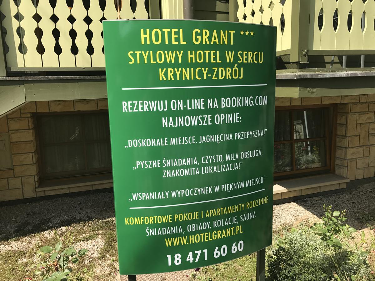 Hotel Grant Krynica Zdroj Ngoại thất bức ảnh